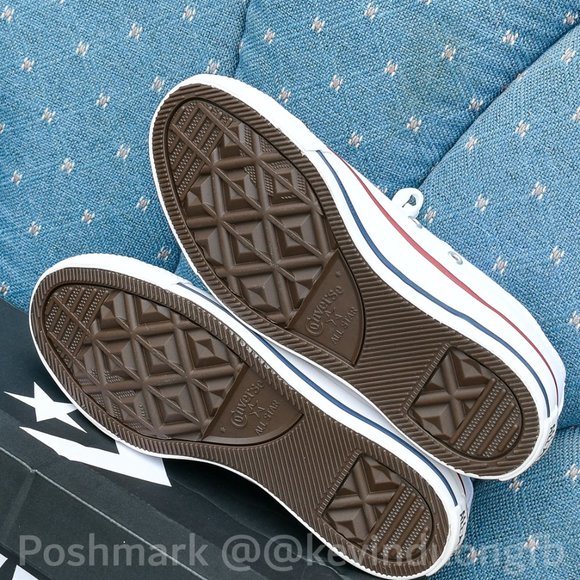 WHITE‎ Converse Chuck Taylor Unisex All Star Ox Sneaker - Picture 6 of 8